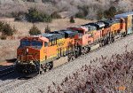 Westbound BNSF On Curtis Hill